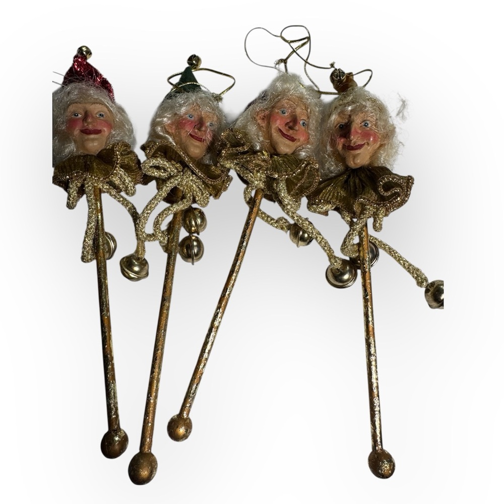 Possible Mark Roberts Vintage Elf Stick Ornaments – Set of‎ 4 – Ornaments
